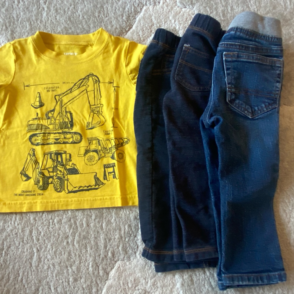 Carter’s/Cat & Jack - Shirt/Pants Lot - Size 18m